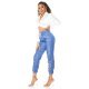 Pantaloni dama jogger albastri Jenny Pantaloni dama jogger albastri Jenny 5 - jojofashion.ro