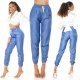 Pantaloni dama jogger albastri Jenny Pantaloni dama jogger albastri Jenny 6 - jojofashion.ro