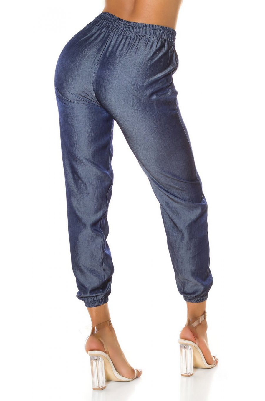 Pantaloni dama jogger bleumarin Jenny Pantaloni dama jogger bleumarin Jenny 2 - jojofashion.ro
