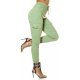 Pantaloni dama kaki cargo cu buzunare aplicate Haru Pantaloni dama kaki cargo cu buzunare aplicate Haru 2 - jojofashion.ro
