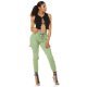 Pantaloni dama kaki cargo cu buzunare aplicate Haru Pantaloni dama kaki cargo cu buzunare aplicate Haru 5 - jojofashion.ro