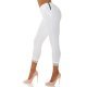 Pantaloni dama mulati, albi, cu talia inalta, Minisse Pantaloni dama mulati, albi, cu talia inalta, Minisse 3 - jojofashion.ro