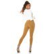 Pantaloni dama mulati, caramel, cu talia inalta, Numaky Pantaloni dama mulati, caramel, cu talia inalta, Numaky 6 - jojofashion.ro
