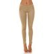 Pantaloni dama mulati, cu talia joasa, sampanie, Shalina 3 - jojofashion.ro