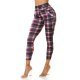 Pantaloni dama mulati, in carouri, roz, cu talia inalta, Daren Pantaloni dama mulati, in carouri, roz, cu talia inalta, Daren 2 - jojofashion.ro