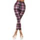 Pantaloni dama mulati, in carouri, roz, cu talia inalta, Daren Pantaloni dama mulati, in carouri, roz, cu talia inalta, Daren 3 - jojofashion.ro