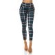 Pantaloni dama mulati, in carouri, verzi, cu talia inalta, Daren Pantaloni dama mulati, in carouri, verzi, cu talia inalta, Daren 2 - jojofashion.ro