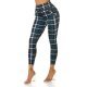 Pantaloni dama mulati, in carouri, verzi, cu talia inalta, Daren Pantaloni dama mulati, in carouri, verzi, cu talia inalta, Daren 3 - jojofashion.ro