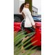 Pantaloni dama mulati, in carouri, verzi, cu talia inalta, Daren Pantaloni dama mulati, in carouri, verzi, cu talia inalta, Daren 5 - jojofashion.ro