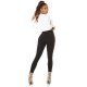 Pantaloni dama mulati, negri, cu talia inalta, Numaky Pantaloni dama mulati, negri, cu talia inalta, Numaky 5 - jojofashion.ro