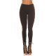 Pantaloni dama mulati, negri, cu talie inalta si dunga leopard print, Geovana 3 - jojofashion.ro