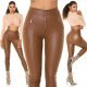 Pantaloni dama mulati piele eco maro Lokna Pantaloni dama mulati piele eco maro Lokna 7 - jojofashion.ro