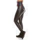 Pantaloni dama mulati, imitatie piele, negri talia inalta, Akara 3 - jojofashion.ro