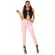 Pantaloni dama cargo roz cu buzunare aplicate Haru Pantaloni dama cargo roz cu buzunare aplicate Haru 4 - jojofashion.ro