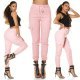 Pantaloni dama cargo roz cu buzunare aplicate Haru Pantaloni dama cargo roz cu buzunare aplicate Haru 5 - jojofashion.ro