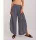 Pantaloni dama salvari, gri, din vascoza, vaporosi, Jocasta 2 - jojofashion.ro