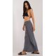 Pantaloni dama salvari, gri, din vascoza, vaporosi, Jocasta 4 - jojofashion.ro