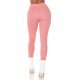 Pantaloni dama skinny, mulati, roz, cu talia inalta, Berennis Pantaloni dama skinny, mulati, roz, cu talia inalta, Berennis 3 - jojofashion.ro