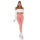 Pantaloni dama skinny, mulati, roz, cu talia inalta, Berennis Pantaloni dama skinny, mulati, roz, cu talia inalta, Berennis 6 - jojofashion.ro