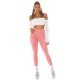 Pantaloni dama skinny, mulati, roz, cu talia inalta, Berennis Pantaloni dama skinny, mulati, roz, cu talia inalta, Berennis 8 - jojofashion.ro