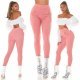 Pantaloni dama skinny, mulati, roz, cu talia inalta, Berennis Pantaloni dama skinny, mulati, roz, cu talia inalta, Berennis 9 - jojofashion.ro