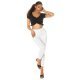 Pantaloni eleganti dama mulati albi in carouri Dizara Pantaloni eleganti dama mulati albi in carouri Dizara 5 - jojofashion.ro
