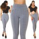 Pantaloni eleganti dama mulati gri in carouri Dizara Pantaloni eleganti dama mulati gri in carouri Dizara 6 - jojofashion.ro