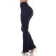 Pantaloni dama eleganti evazati bleumarin navy Verona Pantaloni dama eleganti evazati bleumarin navy Verona 3 - jojofashion.ro