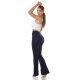 Pantaloni dama eleganti evazati bleumarin navy Verona Pantaloni dama eleganti evazati bleumarin navy Verona 5 - jojofashion.ro