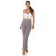 Pantaloni dama eleganti evazati gri Verona Pantaloni dama eleganti evazati gri Verona 4 - jojofashion.ro