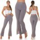 Pantaloni dama eleganti evazati gri Verona Pantaloni dama eleganti evazati gri Verona 6 - jojofashion.ro