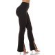Pantaloni dama eleganti evazati negri Verona Pantaloni dama eleganti evazati negri Verona 3 - jojofashion.ro