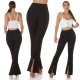 Pantaloni dama eleganti evazati negri Verona Pantaloni dama eleganti evazati negri Verona 6 - jojofashion.ro