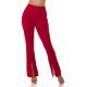 Pantaloni dama eleganti evazati rosii Verona Pantaloni dama eleganti evazati rosii Verona 2 - jojofashion.ro