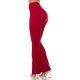 Pantaloni dama eleganti evazati rosii Verona Pantaloni dama eleganti evazati rosii Verona 3 - jojofashion.ro