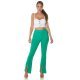 Pantaloni dama eleganti evazati verzi Verona Pantaloni dama eleganti evazati verzi Verona 4 - jojofashion.ro
