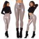 Pantaloni latex de dama cappuccino wetlook Lidy Pantaloni latex de dama cappuccino wetlook Lidy 5 - jojofashion.ro