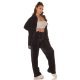 Set pantaloni evazati si camasa, oversize, negru, Reyhan Set pantaloni evazati si camasa, oversize, negru, Reyhan 6 - jojofashion.ro