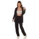 Set pantaloni evazati si camasa, oversize, negru, Reyhan Set pantaloni evazati si camasa, oversize, negru, Reyhan 7 - jojofashion.ro
