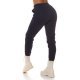 Pantaloni dama sport bleumarin, din bumbac, cu talia inalta, Itana 3 - jojofashion.ro