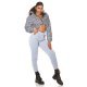 Pantaloni dama sport gri, din bumbac, cu talia inalta, Itana 6 - jojofashion.ro