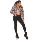 Pantaloni dama sport negri, din bumbac, cu talia inalta, Itana 7 - jojofashion.ro