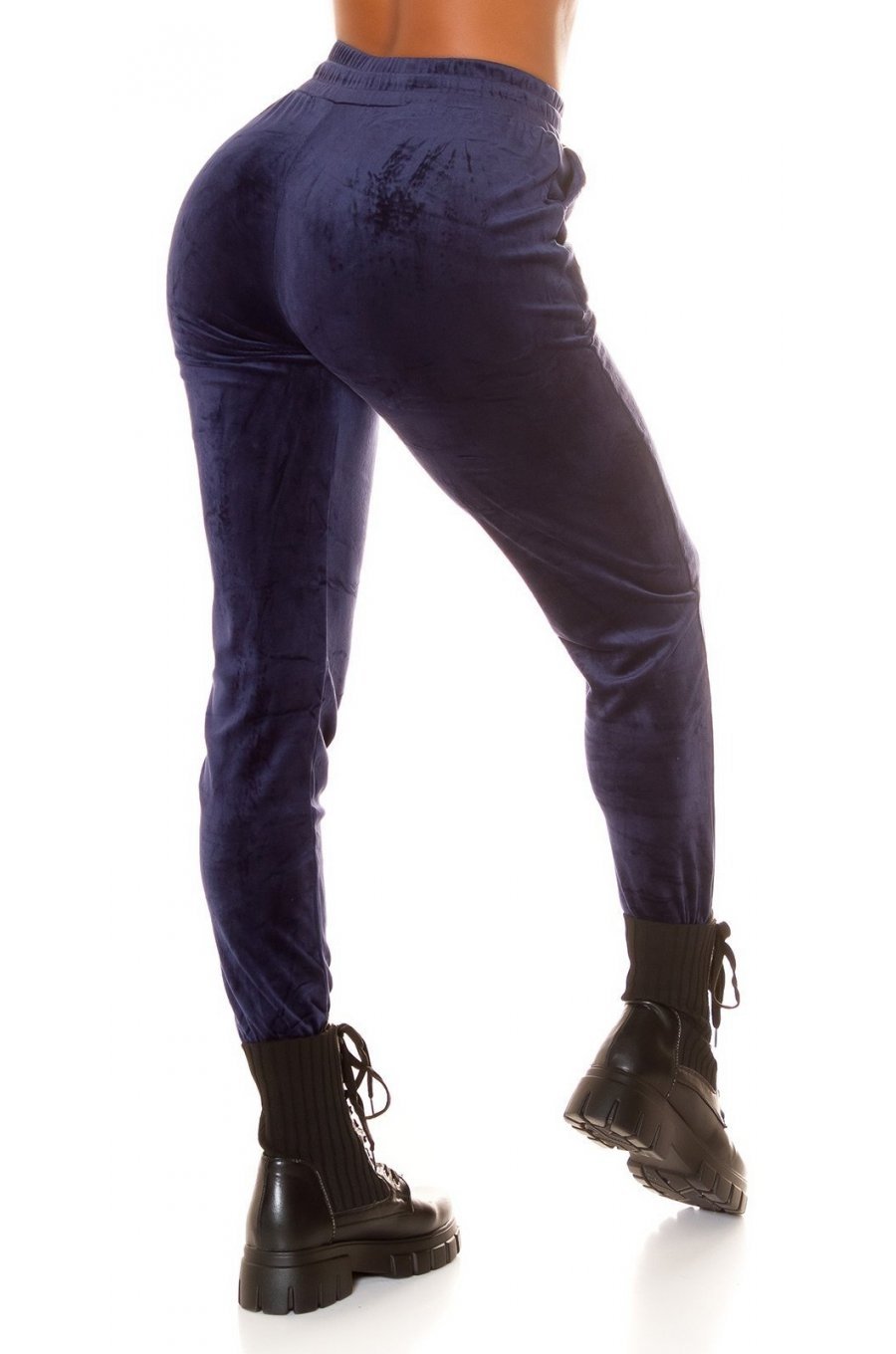 Pantaloni dama trening, bleumarin navy, plusati, jogger, Jill Pantaloni dama trening, bleumarin navy, plusati, jogger, Jill 2 - jojofashion.ro