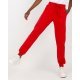 Pantaloni dama trening, rosii, din bumbac, Malinda Pantaloni dama trening, rosii, din bumbac, Malinda 2 - jojofashion.ro