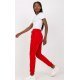 Pantaloni dama trening, rosii, din bumbac, Malinda Pantaloni dama trening, rosii, din bumbac, Malinda 3 - jojofashion.ro