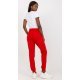 Pantaloni dama trening, rosii, din bumbac, Malinda Pantaloni dama trening, rosii, din bumbac, Malinda 4 - jojofashion.ro