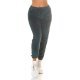 Pantaloni de trening dama, flausati, albastri petrol, jogger, Talya 2 - jojofashion.ro