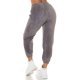 Pantaloni de trening dama, flausati, gri, jogger, Talya Pantaloni de trening dama, flausati, gri, jogger, Talya 3 - jojofashion.ro
