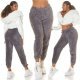 Pantaloni de trening dama, flausati, gri, jogger, Talya Pantaloni de trening dama, flausati, gri, jogger, Talya 7 - jojofashion.ro