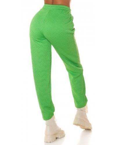 Pantaloni trening dama, casual, verzi, cu talia inalta, jogger, Sevinc Treninguri dama, Pantaloni trening dama, casual, verzi, cu talia inalta, jogger, Sevinc - jojofashion.ro